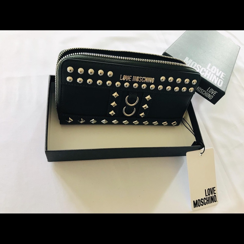 Love Moschino Wallet Dark Green Color